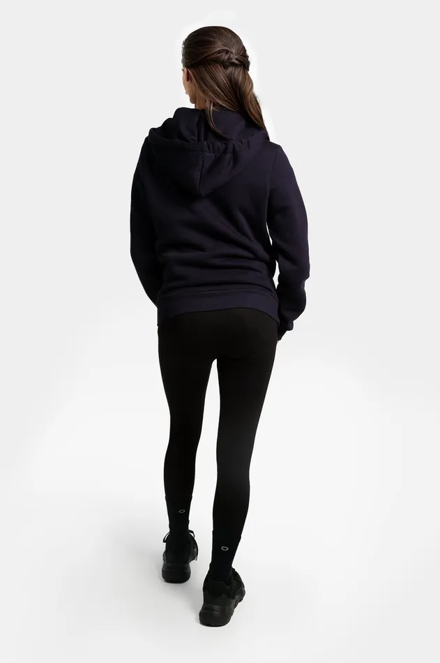 Just Hype Hoodies and Sweatshirts Hype Womens Navy Scribble Zip Hoodie