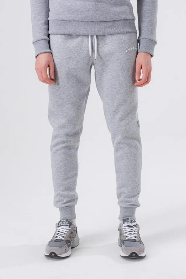 Just Hype Joggers Hype Grey Marl Scribble Men039S Joggers