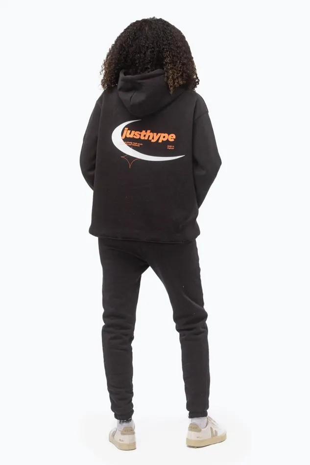 Just Hype Joggers Justhype Womens Black Oval Sports Joggers