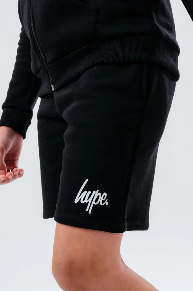 Just Hype Swimwear and Shorts Hype Boys Black Script Shorts