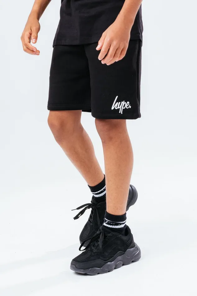 Just Hype Swimwear and Shorts Hype Boys Black Script Shorts
