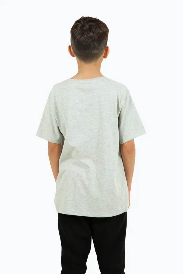 Just Hype TShirts and Vests Hype Boys Grey Marl Triple TShirt