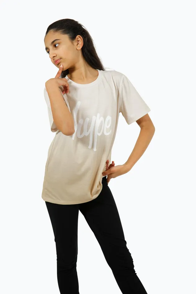 Just Hype TShirts Hype Girls Sand Fade TShirt