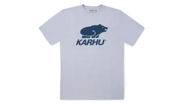 Karhu Basic Logo Tshirt Arctic Ice True Navy Men TShirts