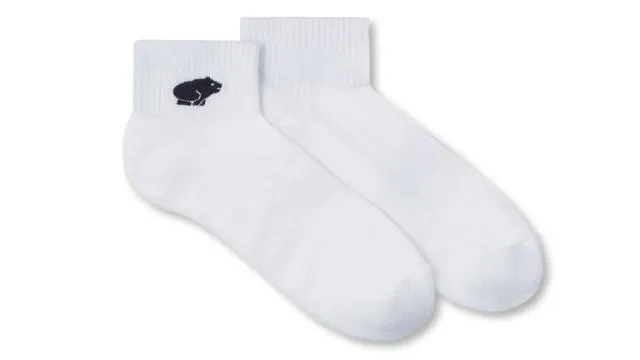 Karhu Classic Logo Half Sock Bright Whitejet Black Men Socks
