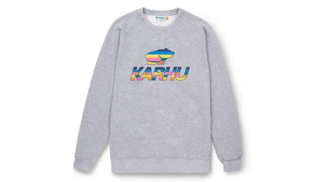 Karhu Team College Sweatshirt Heather Grey Multicolour Men Sweatshirts