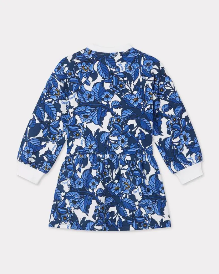 Kids 039Blue Jungle039 Cotton Dress Navy Blue Kenzo Dresses And Skirts