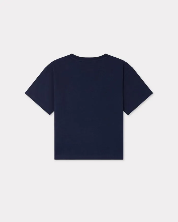 Kids 039East West039 Cotton Tshirt Navy Blue Kenzo Tshirts And Sweatshirts