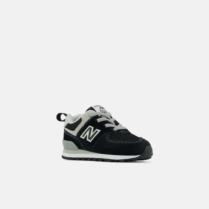 Kids 574 Core Bungee Black With White New Balance Size 0 8211 10