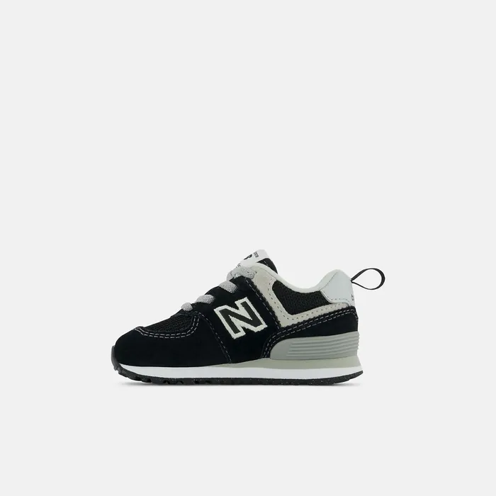 Kids 574 Core Bungee Black With White New Balance Size 0 8211 10