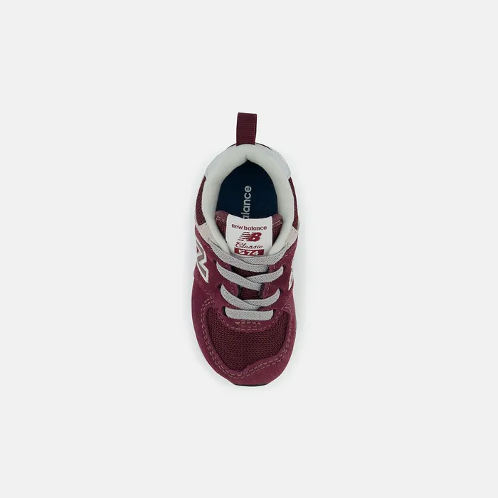 Kids 574 Core Bungee Burgundy With White New Balance Size 0 8211 10