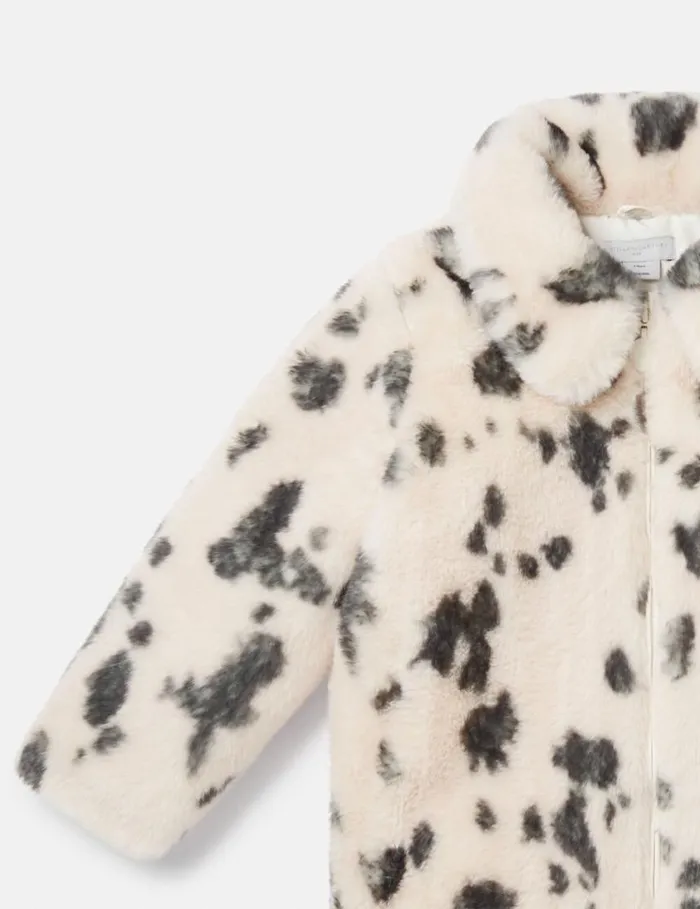 Kids Appaloosa Pattern Coat Ivory Stella McCartney Outerwear Kids Appaloosa Pattern Coat Ivory Stella McCartney Outerwear