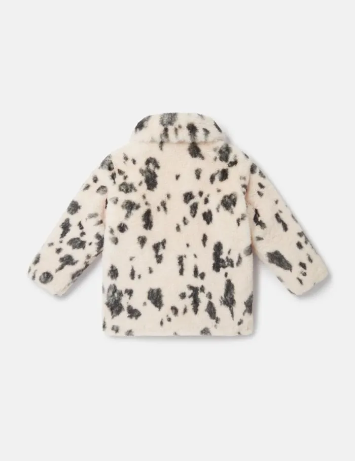 Kids Appaloosa Pattern Coat Ivory Stella McCartney Outerwear Kids Appaloosa Pattern Coat Ivory Stella McCartney Outerwear
