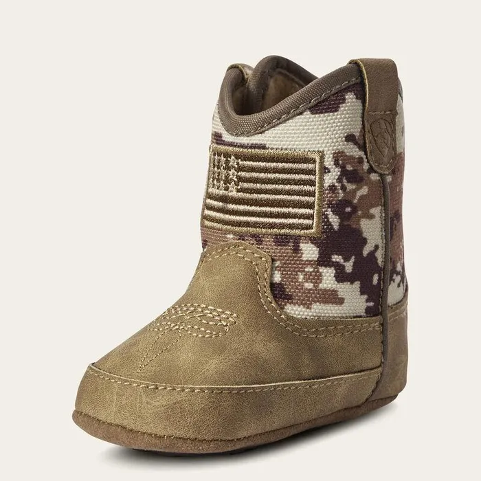 Kids Baby Boots Ariat Infant Lil039 Stompers Dallas Boot Patriot Brown