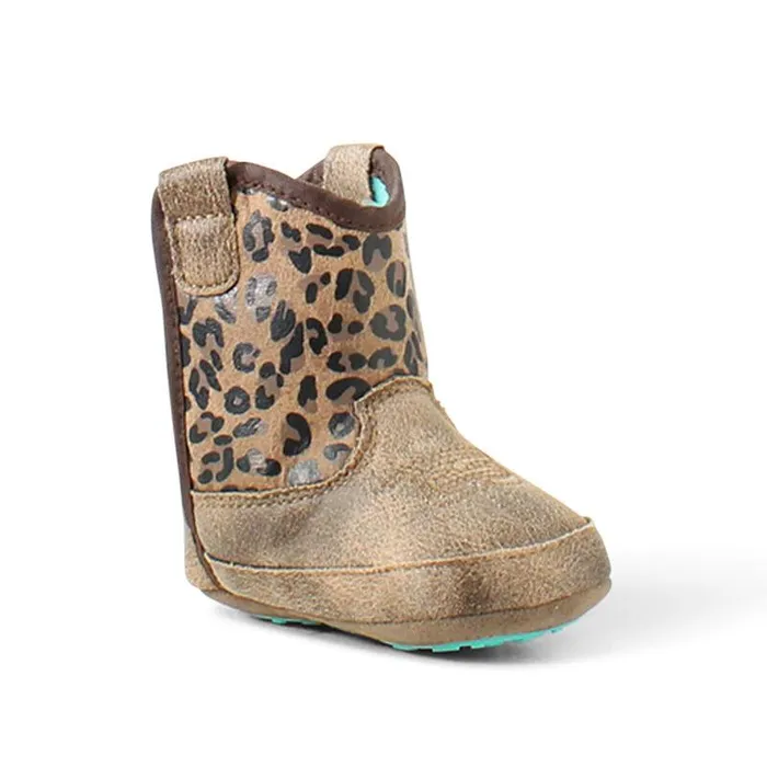 Kids Baby Boots Ariat Infant Lil Stompers Savannah Boot Brownandfeathertan