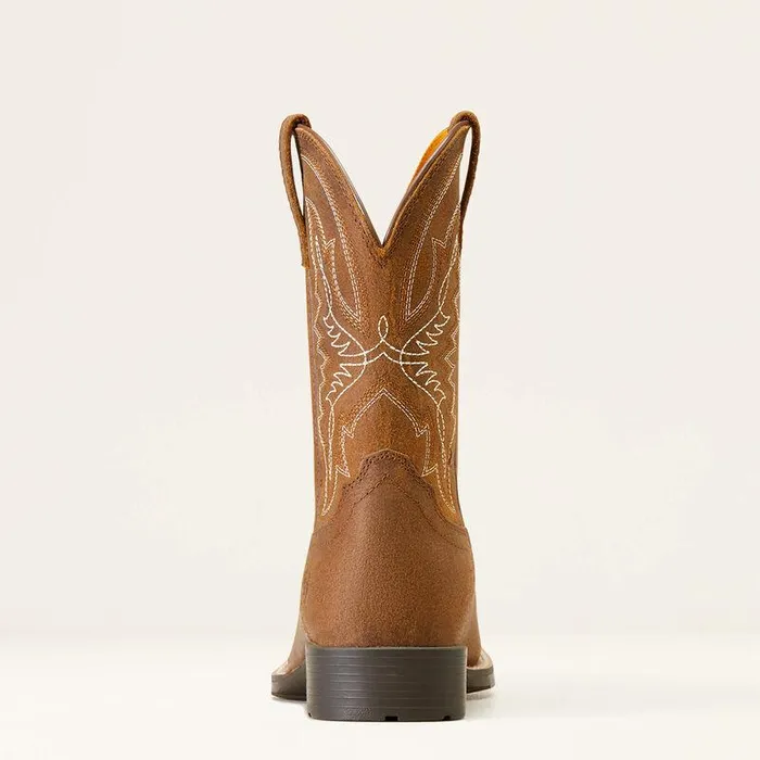 Kids Big Kids039 Footwear Ariat Hybrid Rancher Western Boot Distressed Tan