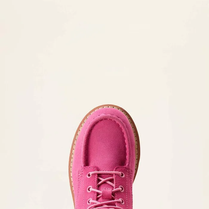 Kids Big Kids039 Footwear Ariat Lift Lacer Boot Haute Pink Suede Kids Big Kids039 Footwear Ariat Lift Lacer Boot Haute Pink Suede