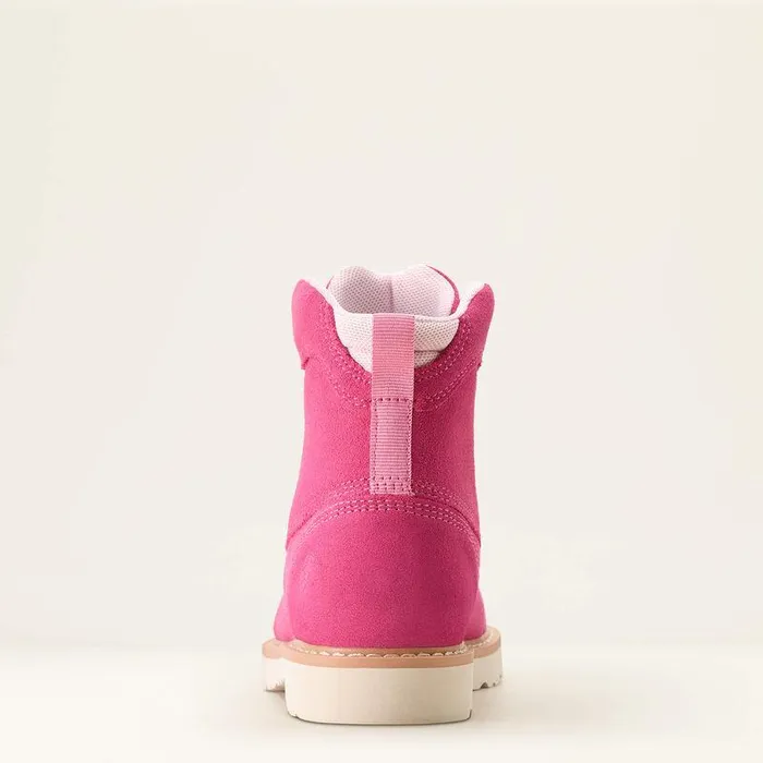 Kids Big Kids039 Footwear Ariat Lift Lacer Boot Haute Pink Suede Kids Big Kids039 Footwear Ariat Lift Lacer Boot Haute Pink Suede