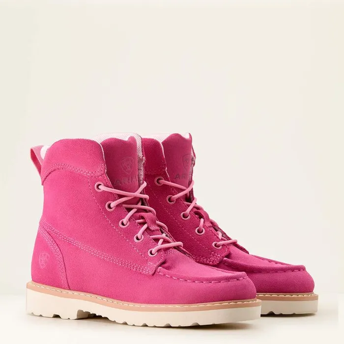 Kids Big Kids039 Footwear Ariat Lift Lacer Boot Haute Pink Suede Kids Big Kids039 Footwear Ariat Lift Lacer Boot Haute Pink Suede