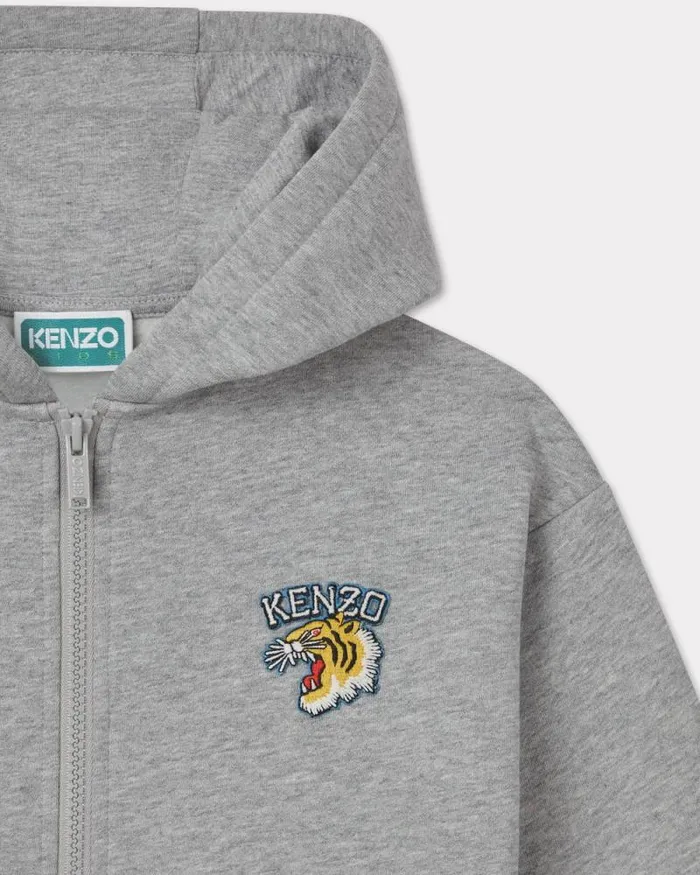 Kids Cardigan And Trouser Set Misty Grey Kenzo Tshirts And Sweatshirts