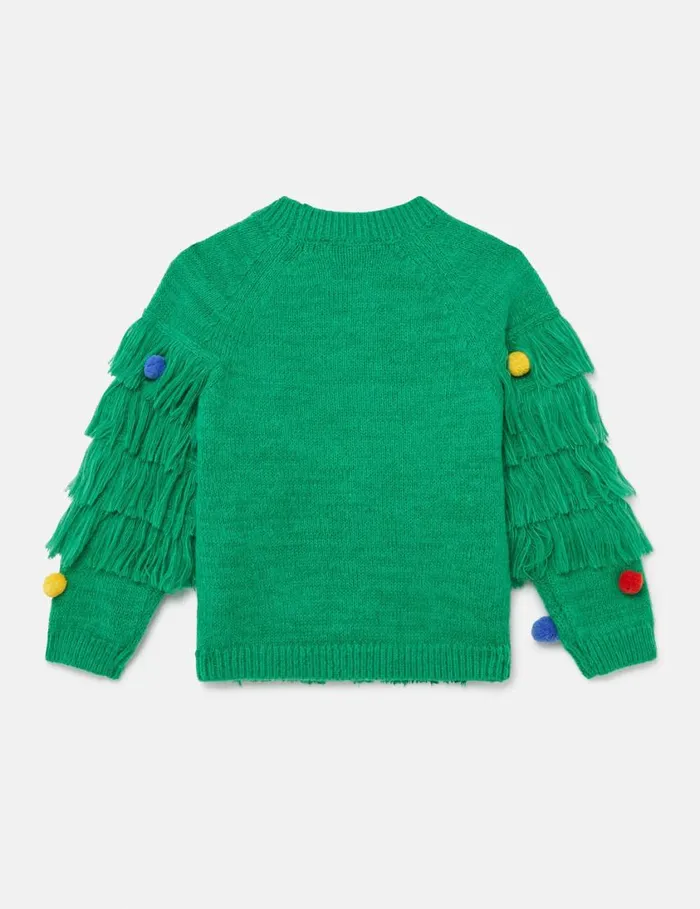 Kids Christmas Tree Knitted Sweater Green Stella McCartney Sweaters and Cardigans Kids Christmas Tree Knitted Sweater Green Stella McCartney Sweaters and Cardigans
