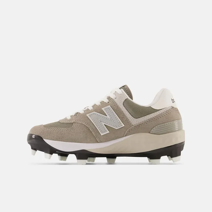 Kids Fresh Foam 574 Youth Molded Cement With Shark Skin And White New Balance Cleats