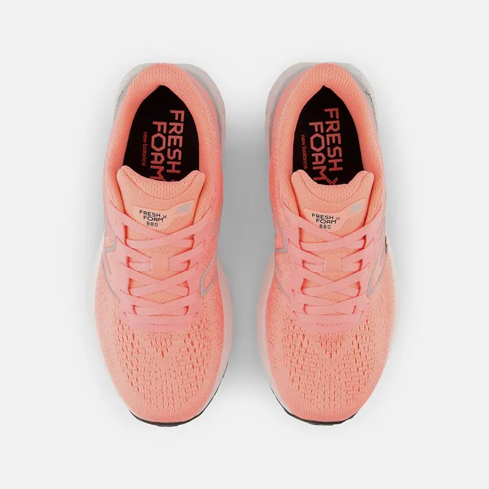 Kids Fresh Foam X 880v12 Grapefruit With Metallic Silver New Balance Size 35 8211 7 Kids Fresh Foam X 880v12 Grapefruit With Metallic Silver New Balance Size 35 8211 7