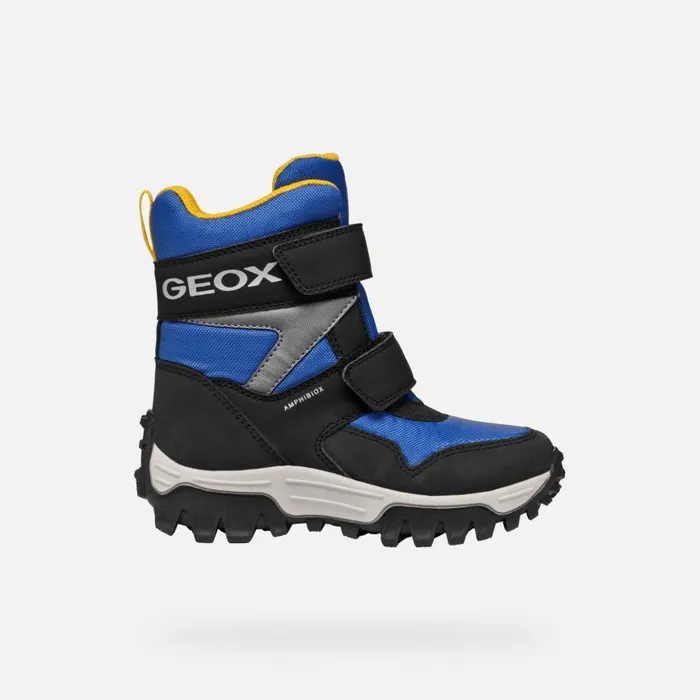 Kids Geox Boots HIMALAYA ABX BOY RoyalBlack Waterproof Boots Royalblack