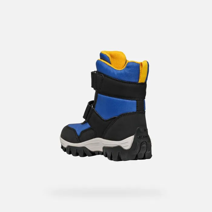 Kids Geox Boots HIMALAYA ABX BOY RoyalBlack Waterproof Boots Royalblack
