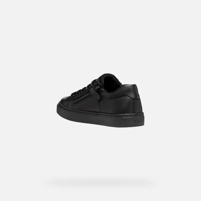 Kids Geox Sneakers NASHIK Kids039s Black Low Top Sneakers UNIFORM Black