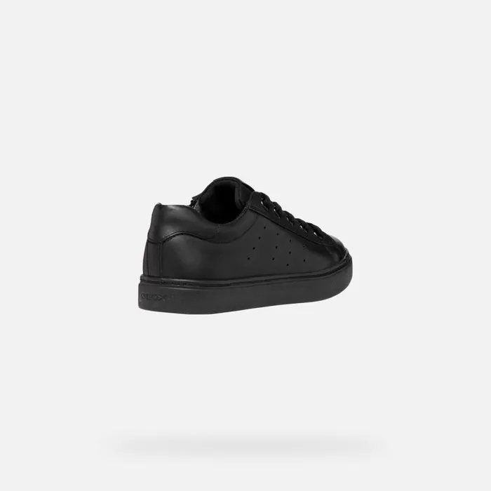 Kids Geox Sneakers NASHIK Kids039s Black Low Top Sneakers UNIFORM Black