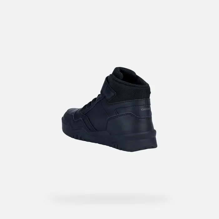 Kids Geox Sneakers PERTH F High Top Sneakers Black Junior Boy Geox Black