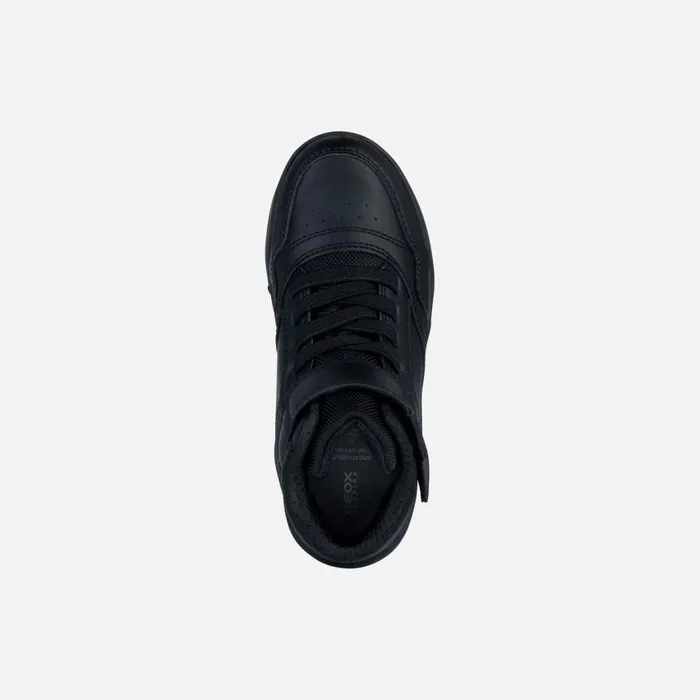 Kids Geox Sneakers PERTH F High Top Sneakers Black Junior Boy Geox Black
