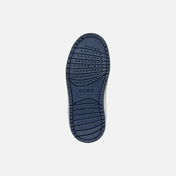 Kids Geox Sneakers WASHIBA JUNIOR NavyWhite High Top Sneakers Navywhite