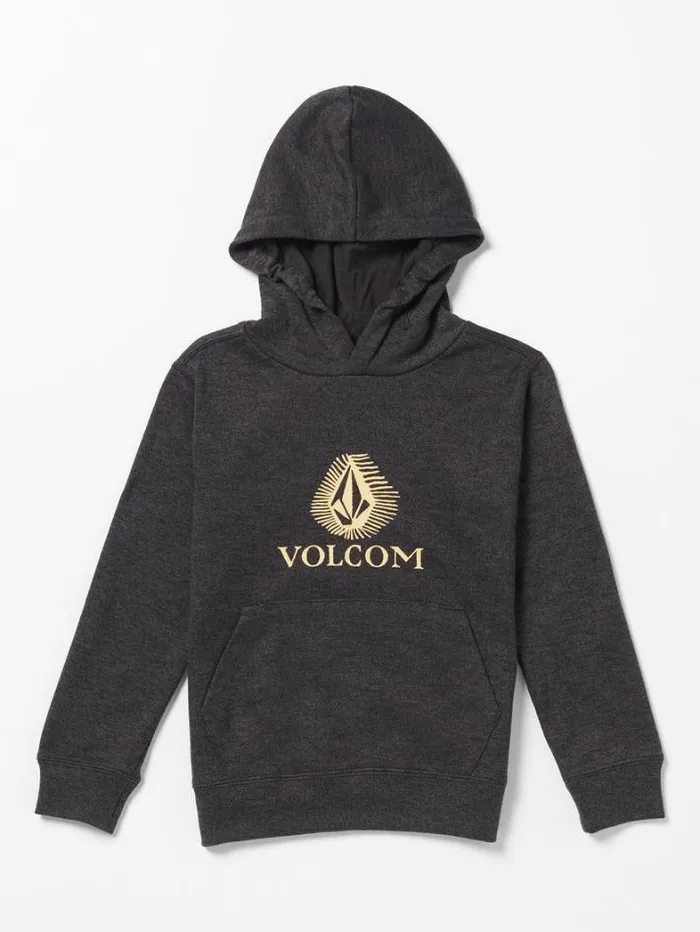Kids Hoodies and Sweatshirts Volcom Little Boys Offshore Stone Hoodie 8211 Heather Black