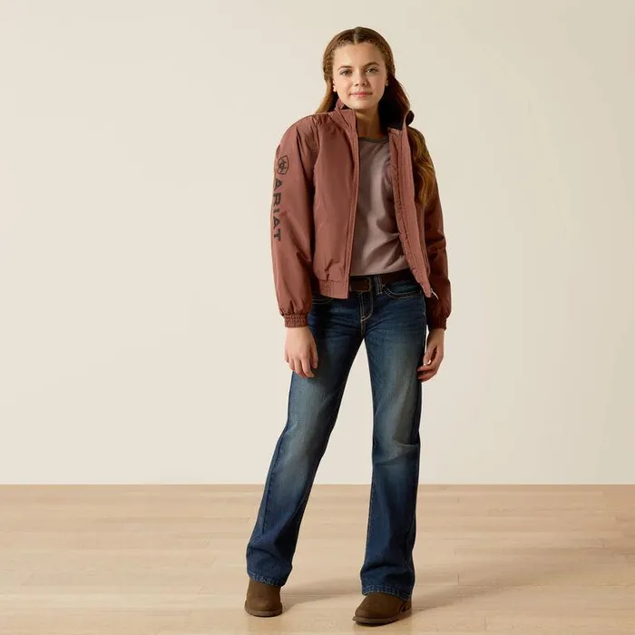 Kids Jackets and Vests Ariat Stable Insulated Jacket Marron Kids Jackets and Vests Ariat Stable Insulated Jacket Marron