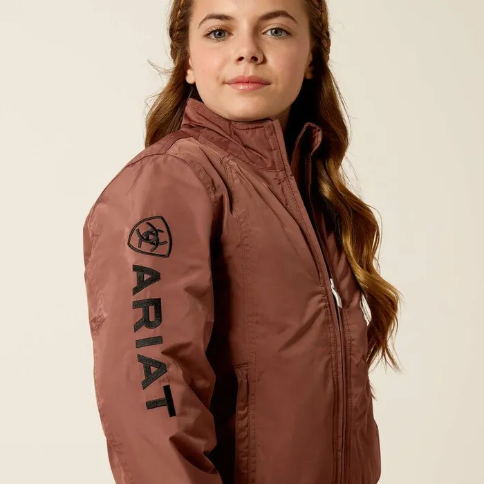 Kids Jackets and Vests Ariat Stable Insulated Jacket Marron Kids Jackets and Vests Ariat Stable Insulated Jacket Marron