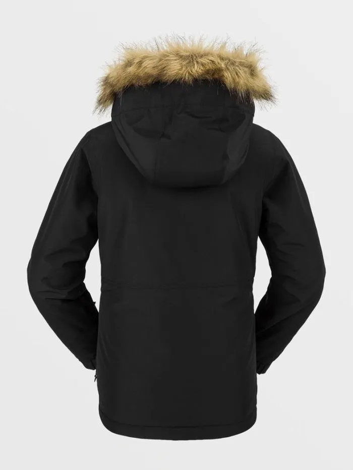 Kids Jackets Volcom So Minty Insulated Jacket 8211 Black