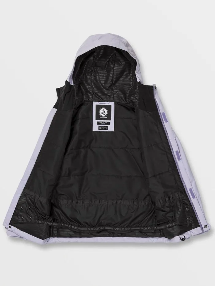 Kids Jackets Volcom Stone 91 Insulated Jacket 8211 Lilac Ash