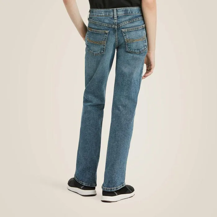 Kids Jeans Ariat B5 Slim Stretch Legacy Stackable Straight Leg Jean Drifter Kids Jeans Ariat B5 Slim Stretch Legacy Stackable Straight Leg Jean Drifter