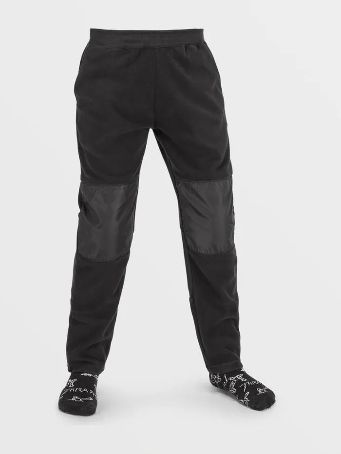 Kids Layering Volcom Polar Fleece Pants 8211 Black