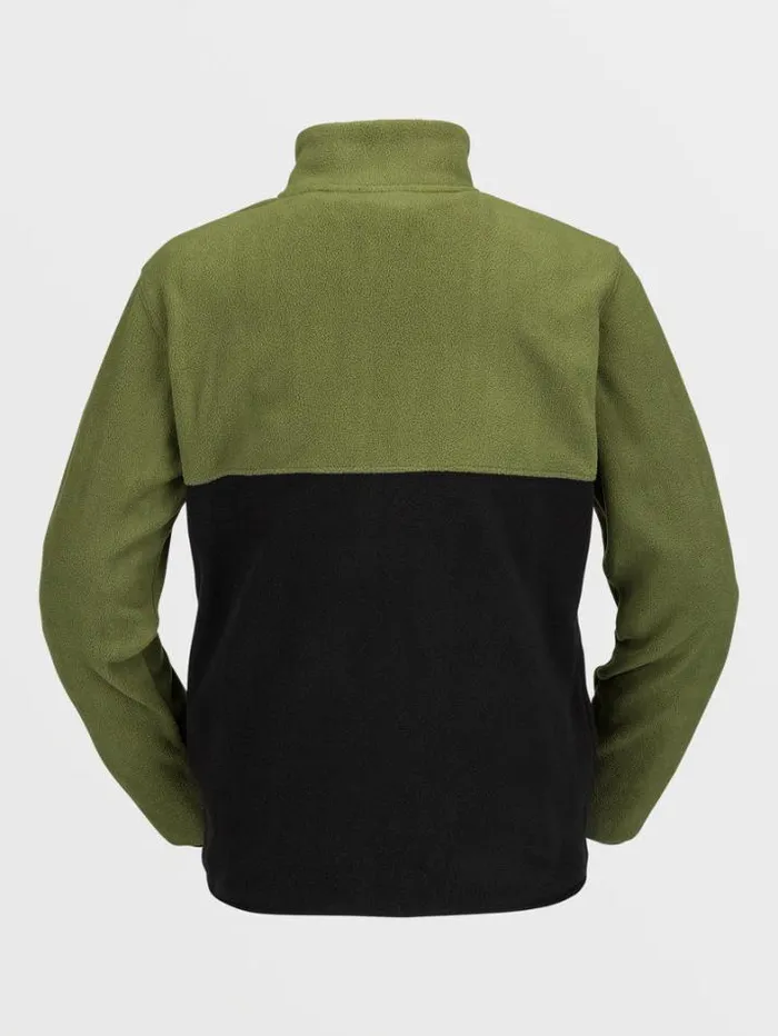 Kids Layering Volcom Polar Fleece Pullover 8211 Military