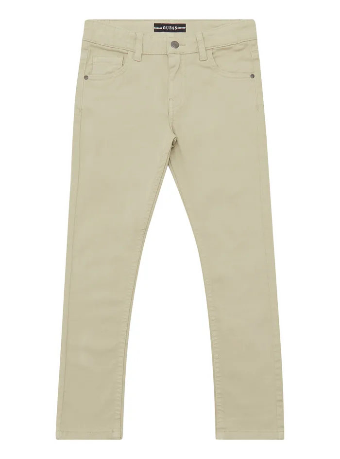 Kids Little Boy GUESS Grey Sateen Skinny Pants 27