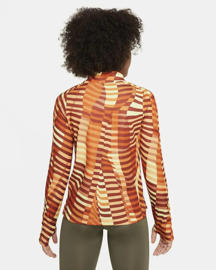 Kids Nike All Clothing DriFIT Melon Tintcampfire Orangewhite