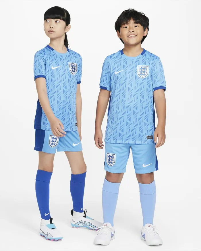 Kids Nike All Clothing England 2023 Stadium Away Coastgym Bluewhite