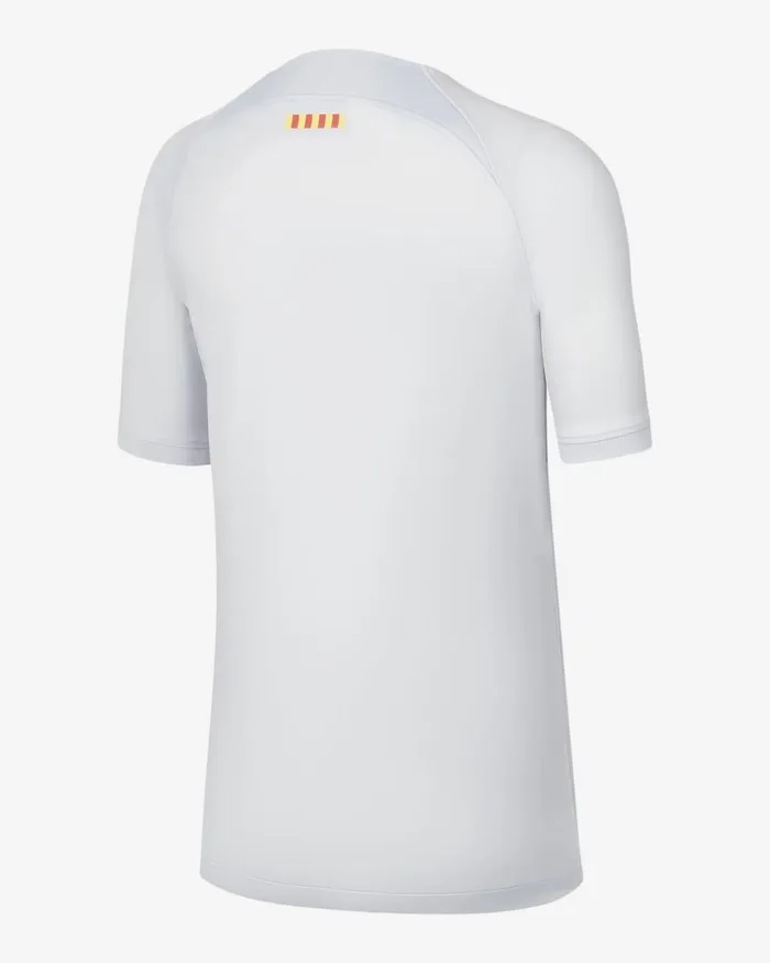 Kids Nike All Clothing FC Barcelona 202223 Stadium Third Sky Greysignal Blueblack