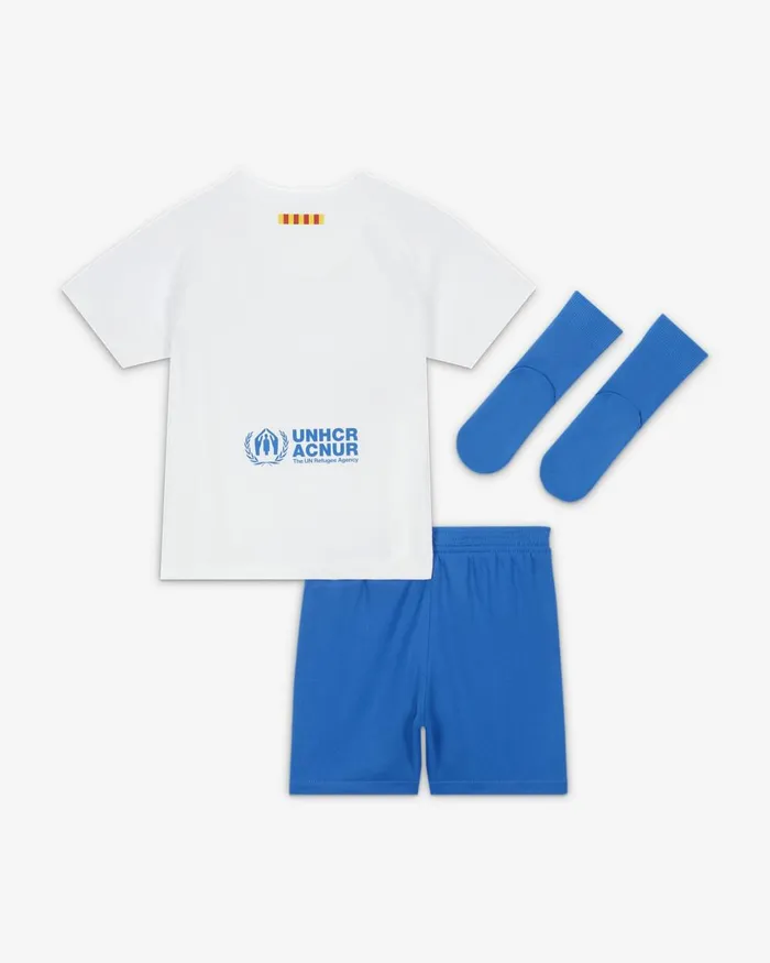 Kids Nike All Clothing FC Barcelona 202324 Away Whiteroyal Blueroyal Blue