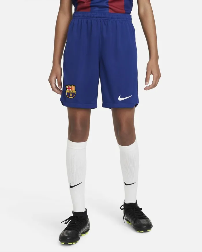 Kids Nike All Clothing FC Barcelona 202324 Stadium Home Deep Royal Bluewhite