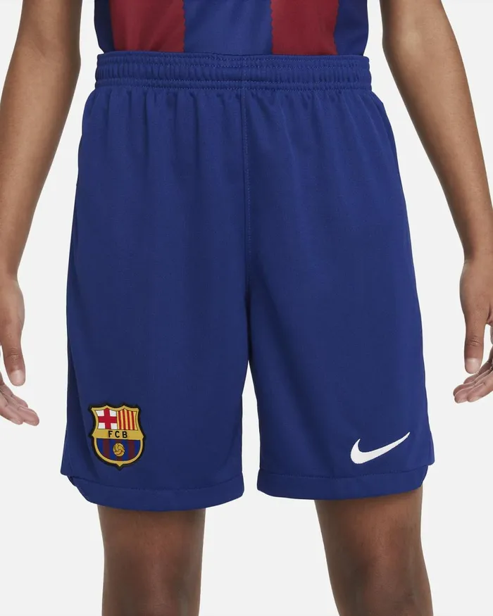 Kids Nike All Clothing FC Barcelona 202324 Stadium Home Deep Royal Bluewhite