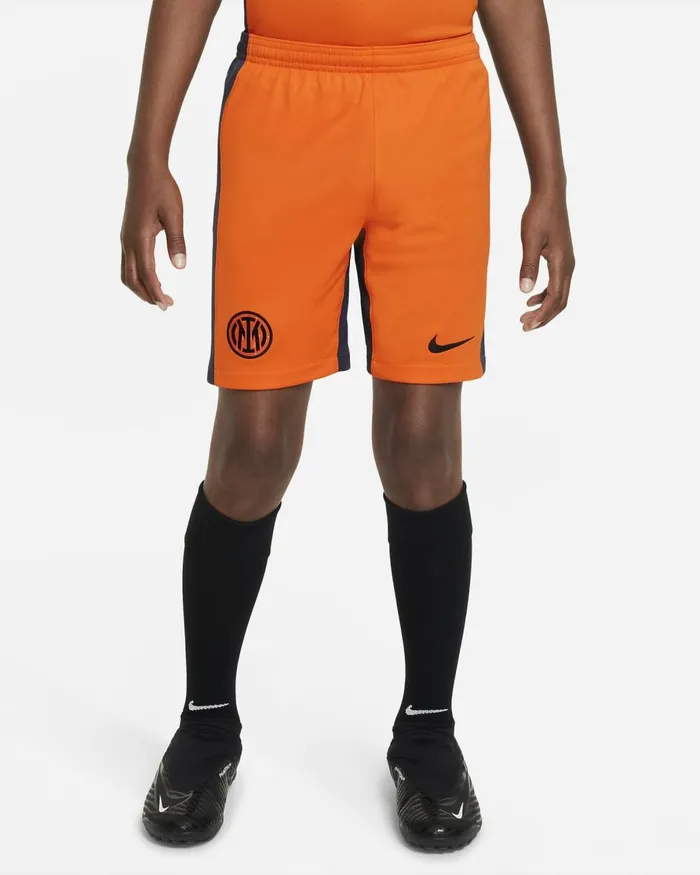 Kids Nike All Clothing Inter Milan 202324 Stadium Third Safety Orangethunder Blueblack